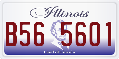IL license plate B565601