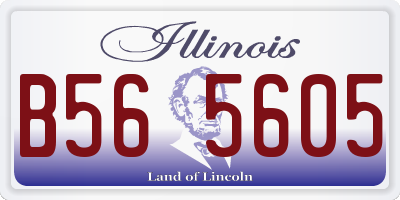 IL license plate B565605