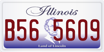 IL license plate B565609