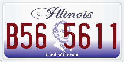 IL license plate B565611