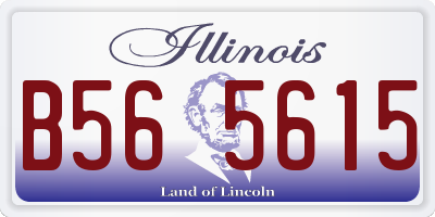 IL license plate B565615