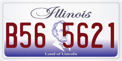 IL license plate B565621