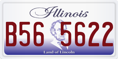 IL license plate B565622