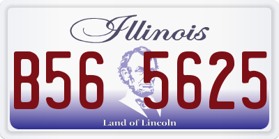 IL license plate B565625