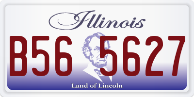 IL license plate B565627