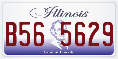 IL license plate B565629