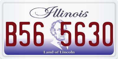 IL license plate B565630