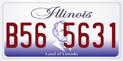 IL license plate B565631