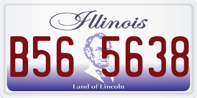 IL license plate B565638