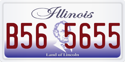 IL license plate B565655
