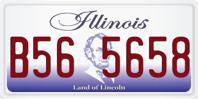 IL license plate B565658