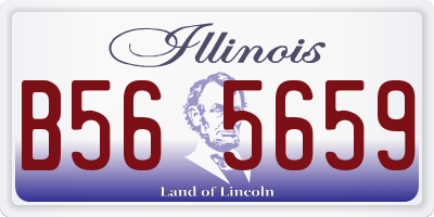 IL license plate B565659