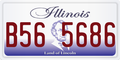IL license plate B565686