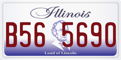 IL license plate B565690