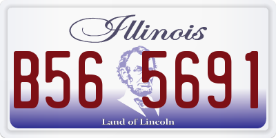 IL license plate B565691