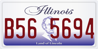 IL license plate B565694