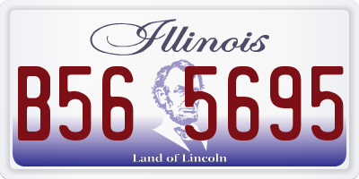 IL license plate B565695