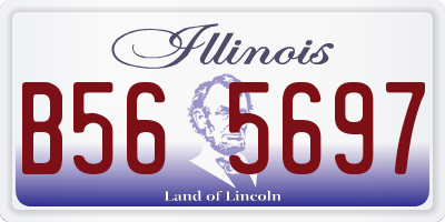 IL license plate B565697