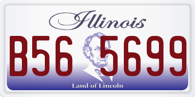 IL license plate B565699
