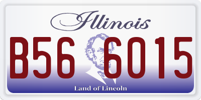 IL license plate B566015