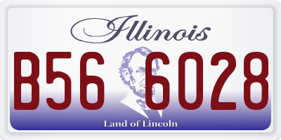 IL license plate B566028