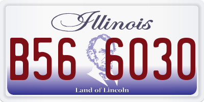 IL license plate B566030