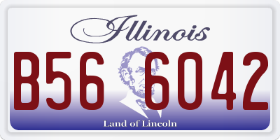 IL license plate B566042