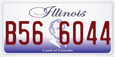 IL license plate B566044