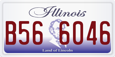 IL license plate B566046