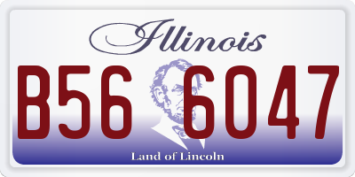 IL license plate B566047