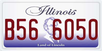 IL license plate B566050