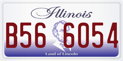 IL license plate B566054