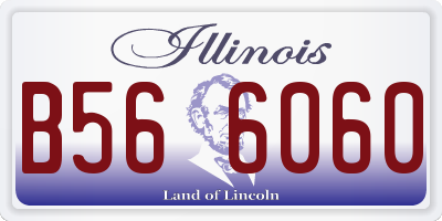 IL license plate B566060