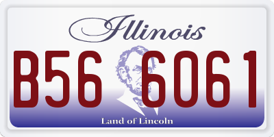 IL license plate B566061