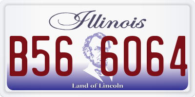 IL license plate B566064