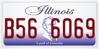 IL license plate B566069