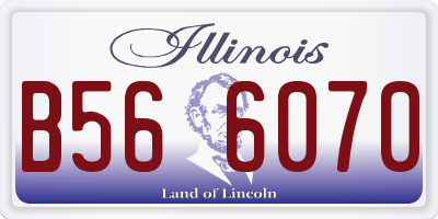 IL license plate B566070