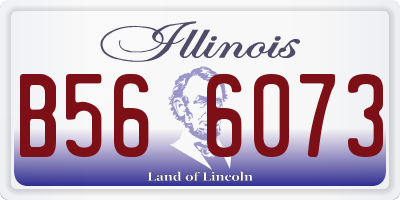 IL license plate B566073