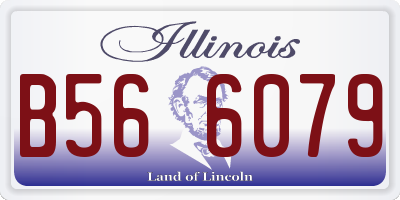 IL license plate B566079