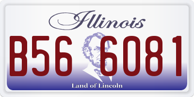 IL license plate B566081