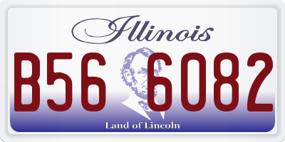 IL license plate B566082