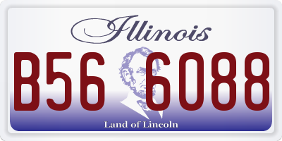IL license plate B566088