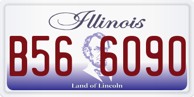 IL license plate B566090