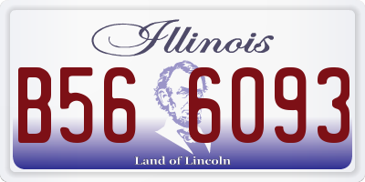 IL license plate B566093