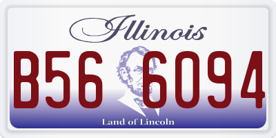 IL license plate B566094
