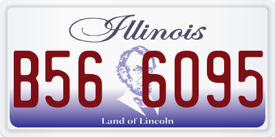 IL license plate B566095