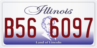 IL license plate B566097