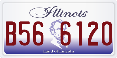 IL license plate B566120