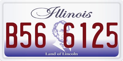 IL license plate B566125