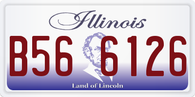 IL license plate B566126